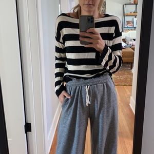 Boat Neck stripe sweater